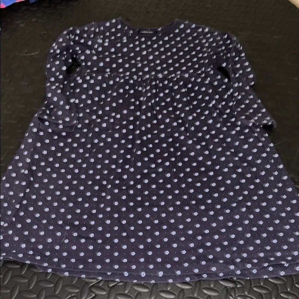 Lands' End Blue long Sleeve Dress